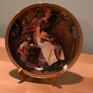 Norman Rockwell’s plate